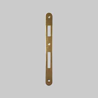 CONTROPIASTRA PER SERRATURA 'PATENT GRANDE' TONDA BONAITI Bronzata. Prezzo per Pezzo.