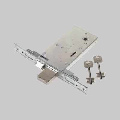 SERRATURA DOPPIA MAPPA PORTE IN FERRO FEB E90 - scatola mm 185x81. Prezzo per Pezzo.