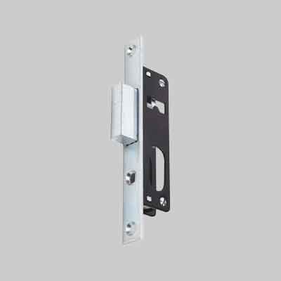 SERRATURA PER PORTE ALLUMINIO DA MONTANTE ART.914/919 CORNI E14,5 - Frontale mm 16. Prezzo per Pezzo.