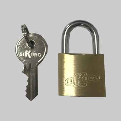 LUCCHETTO AD ARCO STANDARD CON CHIAVE UNICA KA 'SIKURO'  mm 30. Prezzo per Pezzo.