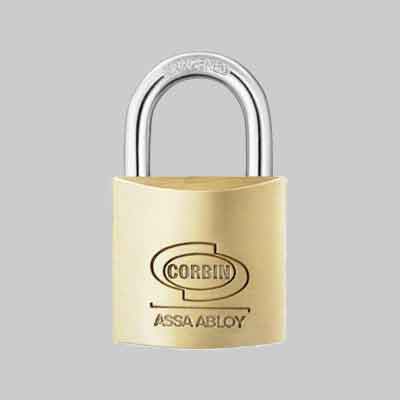 LUCCHETTO AD ARCO STANDARD 'CORBIN' mm 25. Prezzo per Pezzo.