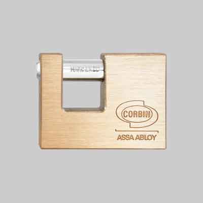LUCCHETTO PER SERRANDA 'CORBIN' mm 50. Prezzo per Pezzo.