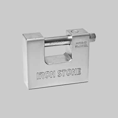 LUCCHETTO MONOBLOCCO 'IRON STONE' mm 84. Prezzo per Pezzo.