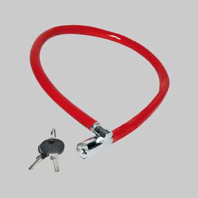 LUCCHETTO PER BICI A CAVO mm 10 x cm 65. Prezzo per Pezzo.