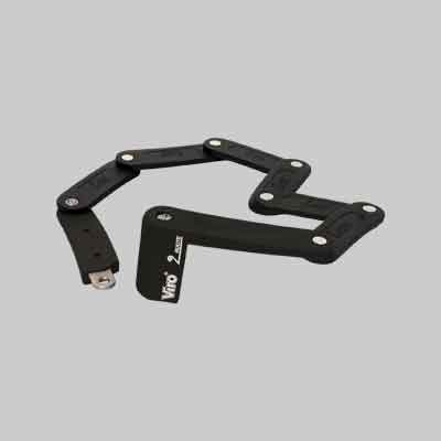ANTIFURTO ESTENSIBILE 'BLACK MAMBA' VIRO cm 70. Prezzo per Pezzo.
