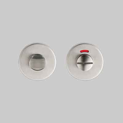 NOTTOLINO WC E SEGNALATORE INOX 'TONDO' Ø 52 mm - Col. Inox satinato. Prezzo per Pezzo.