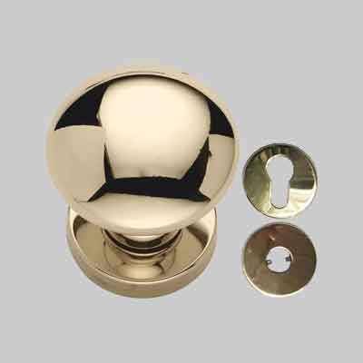 POMOLO GIREVOLE 'ORION' PER PORTONI Cromo satinato. Prezzo per Coppia.