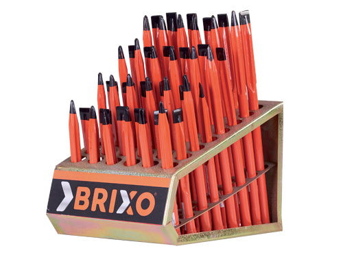 Espositore scalpelli muratore Brixo. Prezzo per Pezzo.