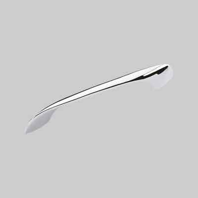 MANIGLIA PER MOBILI 'UN92' Interasse 96 mm - Cromo opaco. Prezzo per Pezzo.