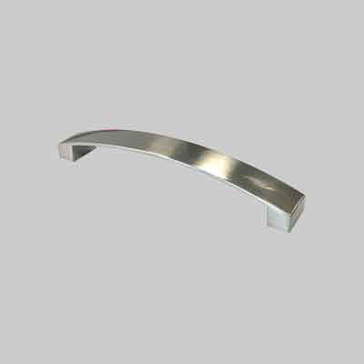 MANIGLIA PER MOBILI '15EU' Interasse 128 - Cromo Opaco. Prezzo per Pezzo.