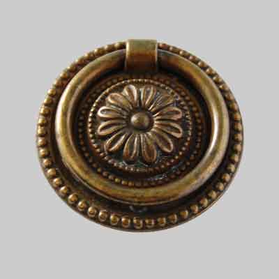 MANIGLIA PER MOBILI '5017' Ø mm 32 - Patinato antico. Prezzo per Pezzo.