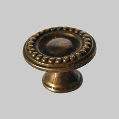 POMOLO PER MOBILI '6015' mm 30 - Patinato antico. Prezzo per Pezzo.