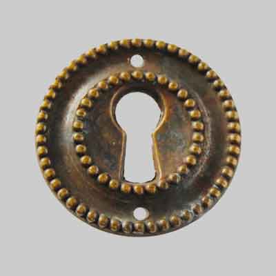 BOCCHETTA PER MOBILI '8032' Ø mm 30 - Patinato antico. Prezzo per Pezzo.