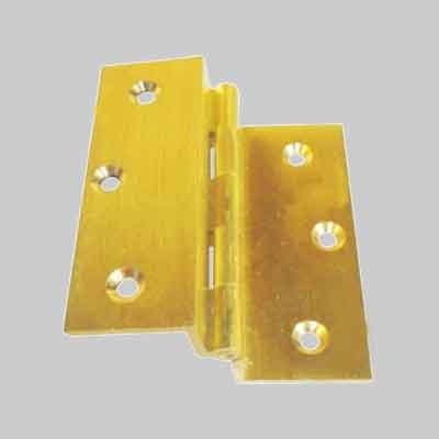 CERNIERA FRESATA DOPPIO COLLO mm 40x35 - Lucido. Prezzo per Pezzo.