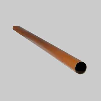TUBO PER ARMADIO TONDO Ø mm 18x3mt - Bianco. Prezzo per Metro lineare.