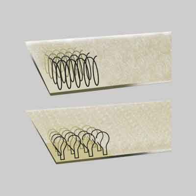 NASTRO A STRAPPO mm 20 - (mt.25 asola adesiva + mt.25 gancio). Prezzo per rotolo.