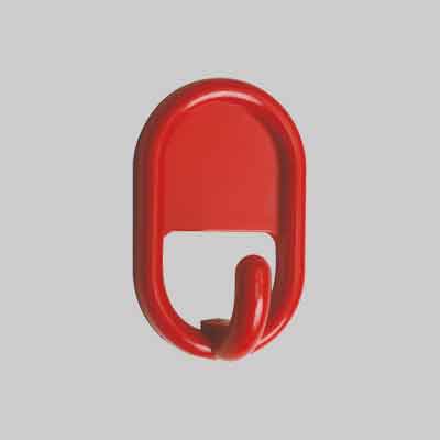 GANCIO MULTIUSO 'OVALE' mm 65x42 - Colori assortiti. Prezzo per Pezzo.