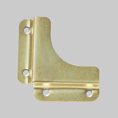 FERMASPECCHIO AD ANGOLO mm 25 - Ottonato. Prezzo per Pezzo.