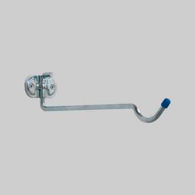 GANCIO PORTA BICICLETTE RIPIEGABILE mm 92x320x225. Prezzo per Coppia.