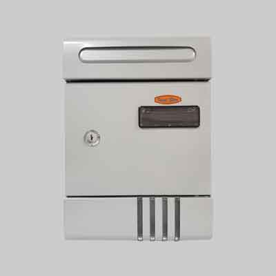 CASSETTA POSTALE 'LUXURY' cm 204x65x290h - col. Argento. Prezzo per Pezzo.