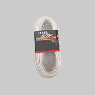 CAVETTO STENDIBIANCHERIA 'SUPER BIANCONE' MATASSA Ø mm 5 - mt 20. Prezzo per Pezzo.