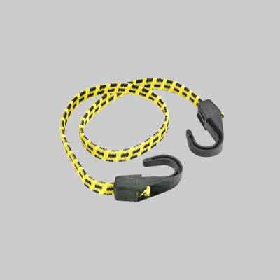 ALLACCIABAGAGLI PIATTO C/GANCIO IN PLASTICA 150 cm - confezione 2 pezzi. Prezzo per Confezione.