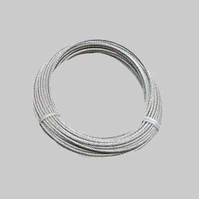 FUNE ZINCATA PER TAPPARELLE Ø mm 2,4 - rotolo mt 6. Prezzo per rotolo.