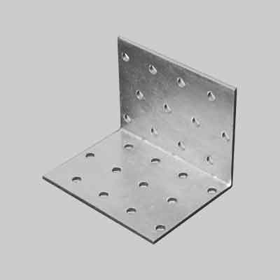 PIASTRA AD ANGOLO PESANTE mm 80x80x60. Prezzo per Pezzo.