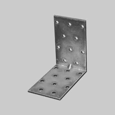 PIASTRA AD ANGOLO PESANTE mm 100x100x50. Prezzo per Pezzo.