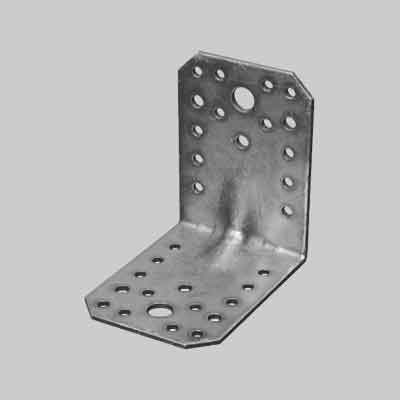 PIASTRA AD ANGOLO PESANTE mm 85x85x65. Prezzo per Pezzo.