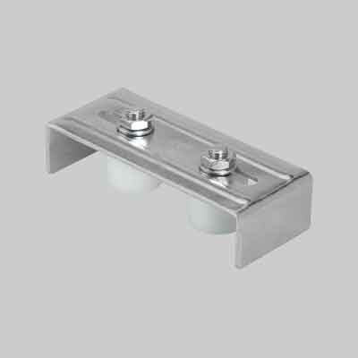 PIASTRA DI GUIDA SUPERIORE A 2 RULLI mm 145x60. Prezzo per Pezzo.