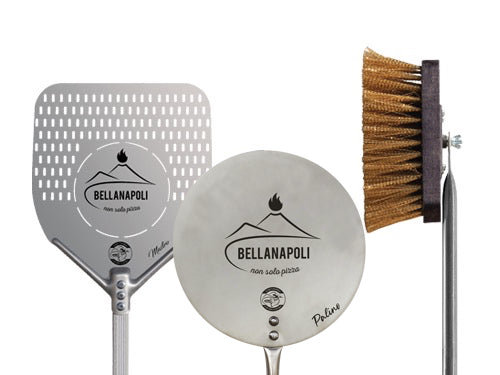 Pale e attrezzi forni Bella Napoli Set 3 pezzi. Prezzo per Confezione.