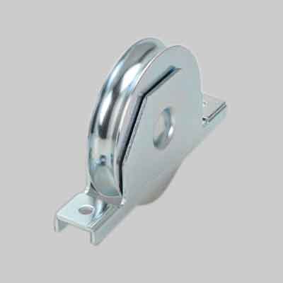 RUOTA CON SUPPORTO INTERNO PER CANCELLI GOLA TONDA mm 80. Prezzo per Pezzo.