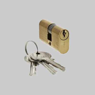 CILINDRO OVALE DA INFILARE ART. 08210 CISA 54 mm (22,7+10+22,7). Prezzo per Pezzo.