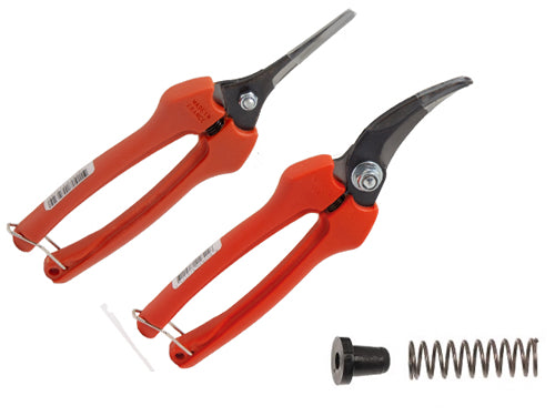Forbici ortofrutta cogliuva Bahco Pradines P128 e P123 e ricambio. Prezzo per Confezione.