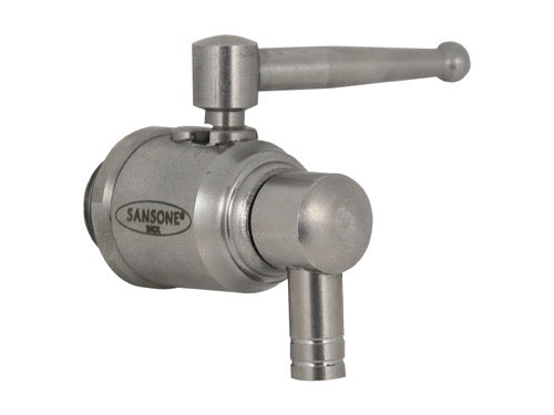 Rubinetti inox per bidoni olio Sansone antigoccia. Prezzo per Pezzo.