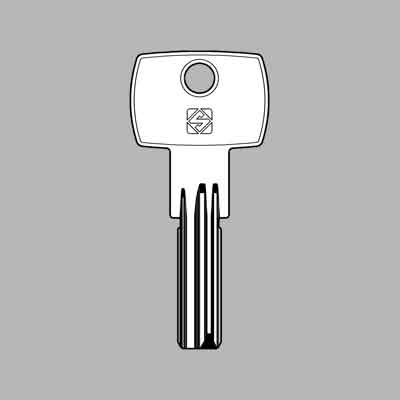 CHIAVE PUNZONATA  CS158AP - CISA. Prezzo per Pezzo.