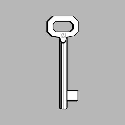 CHIAVE TIPO PATENT ACCIAIO 5010 - PASSEPARTOUT. Prezzo per Pezzo.