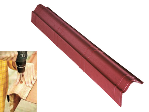 Scossaline Laterali rosso sfumato Onduvilla Onduline. Prezzo per Pezzo.