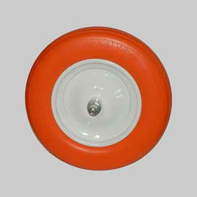 RUOTA CARRIOLA ANTIFORO mozzo mm 110 - asse corto mm 170. Prezzo per Pezzo.
