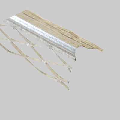 PARASPIGOLO STIRATO ZINCATO 5 maglie (spess.intonaco mm 10) - barra mt 2,80. Prezzo per Metro lineare.