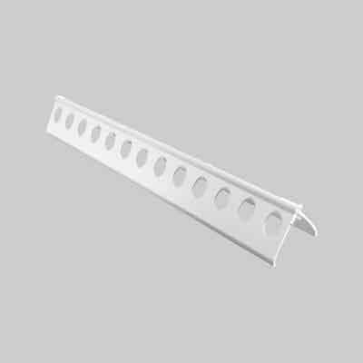 PARASPIGOLO FORATO mm 20x20 - barra mt 2,5. Prezzo per Metro lineare.