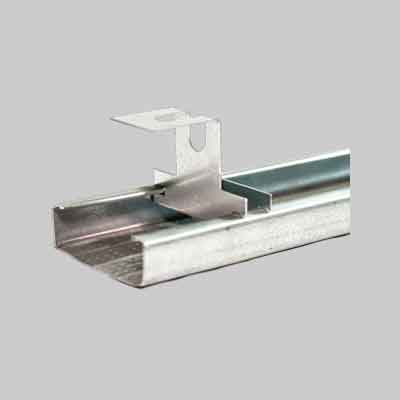 GANCIO ORTOGONALE CON BORDI SCHIACCIATI. Prezzo per Pezzo.