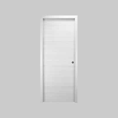 PORTA SCORREVOLE REVERSIBILE BIANCA EFFETTO VENATO mm 800x2100h. Prezzo per Pezzo.