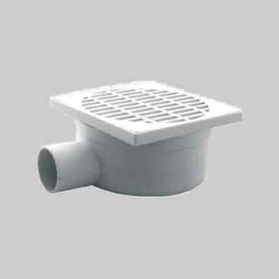 CHIUSINO CON SCARICO LATERALE cm 15x15 - scarico Ø mm 50. Prezzo per Pezzo.