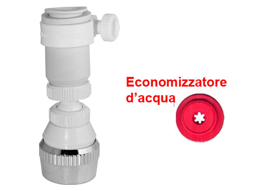 Rompigetti Brixo PVC Duplo con snodo/doccetta 10 cm. Prezzo per Pezzo.