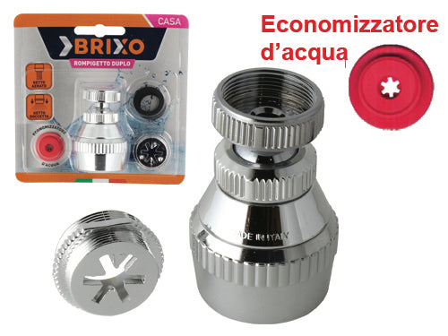 Rompigetti Brixo filetto cromato snodo. Prezzo per Pezzo.