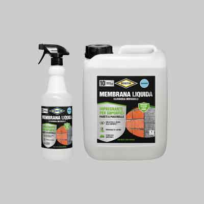 IMPERMEABILIZZANTE 'MEMBRANA LIQUIDA' BOSTIK lt 5. Prezzo per Pezzo.