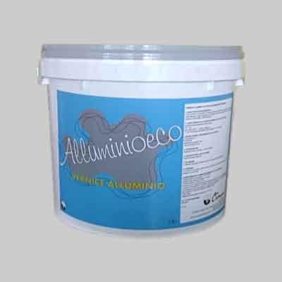VERNICE ALLUMINIO 'ALLUMINIO ECO' Lt.18. Prezzo per Pezzo.