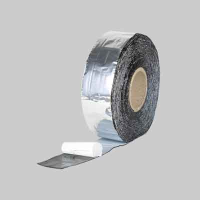 NASTRO ADESIVO BITUMINOSO CON ALLUMINIO 100 mm x 10 mt. Prezzo per Pezzo.
